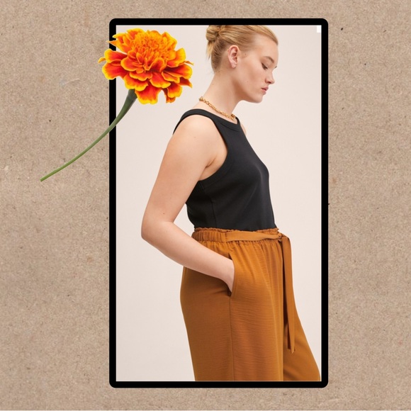 Mango Plus size orange culottes. Size 20. - Picture 3 of 4